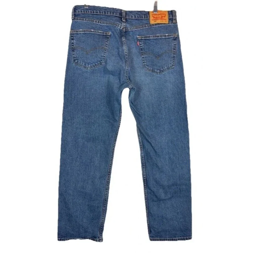 Levi’s 505 Denim Blue Jeans Medium Wash Men’s 34”x30”